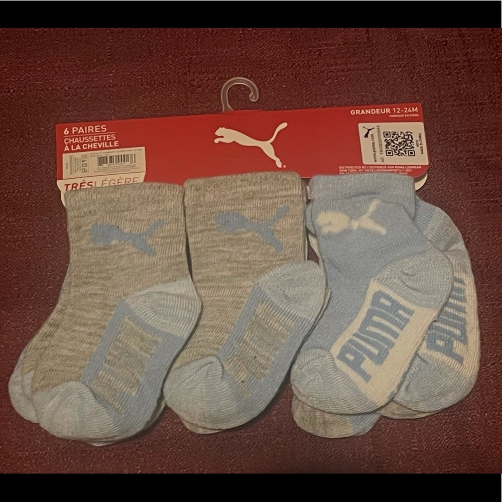 Puma Super Elite Baby Socks Size: 12-24M